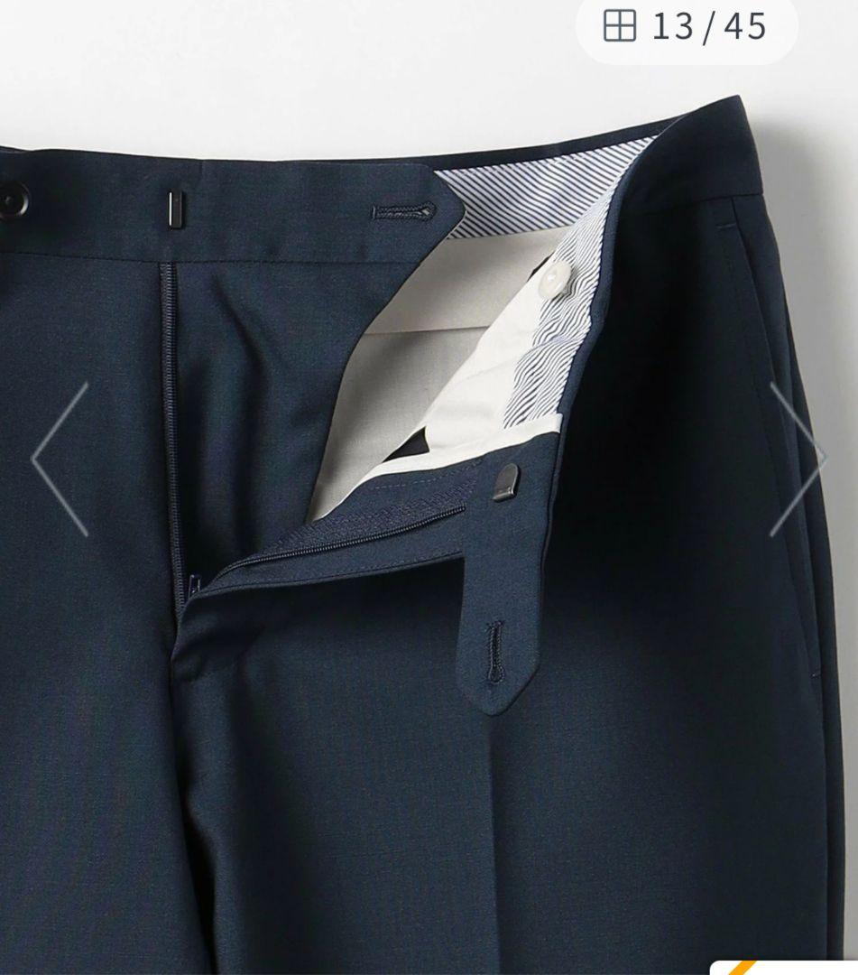 新品ネイビー スラックス サイズМウエスト82ユナイテッドアローズ