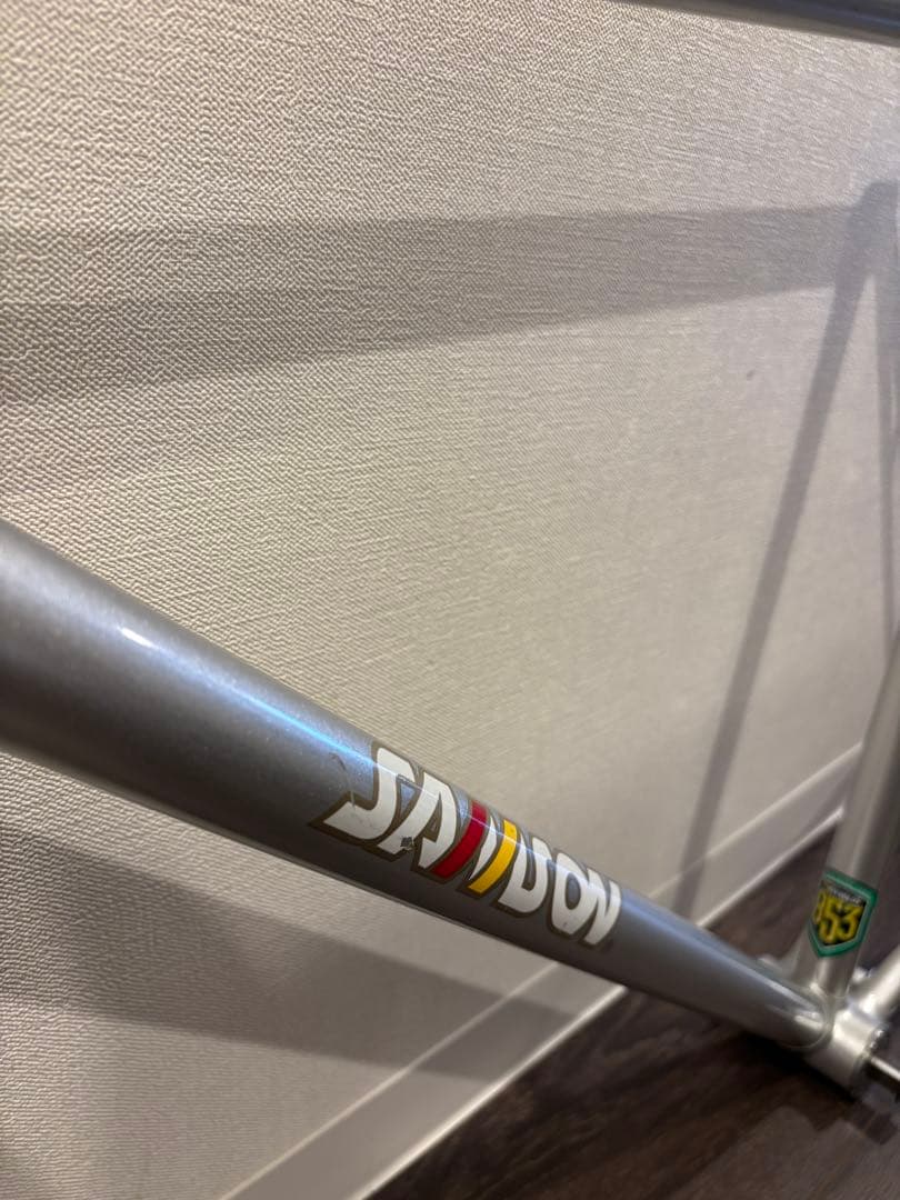 SAMSON NJS認定 ピスト フレームセット 512mm BB/ヘッド付