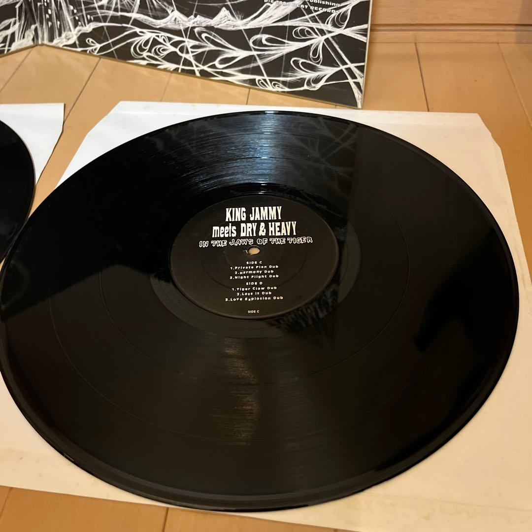 KING JAMMY meets DRY&HEAVY レコード2枚組