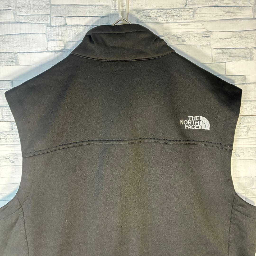 【デッドストック】ノースフェイスソフトシェルベストL 企業モノドローPRISMA