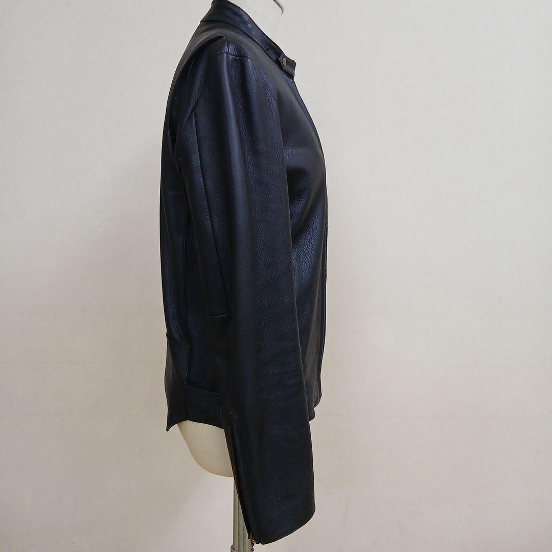 5351POURLESHOMMESシングルライダースジャケットサイズ3