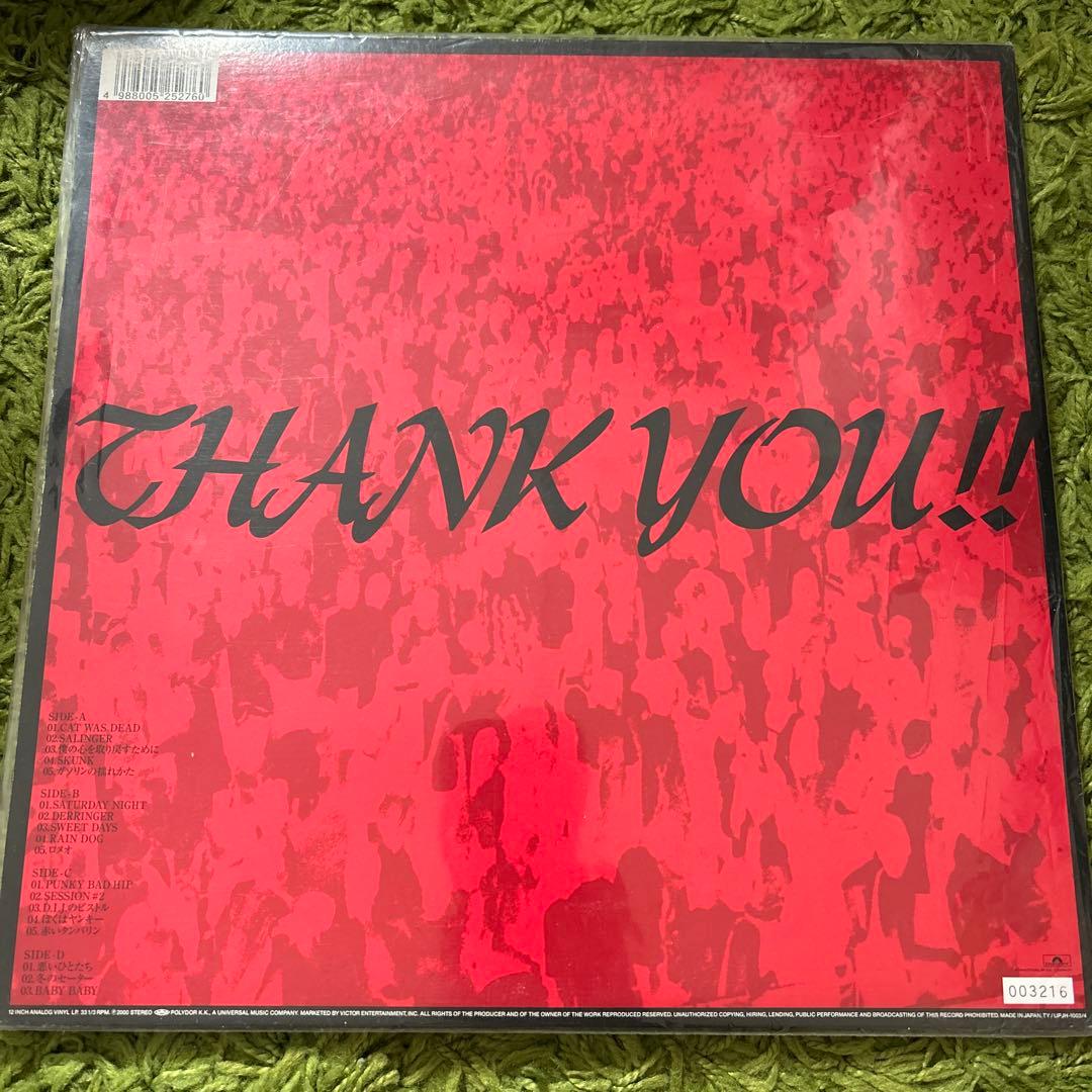 け*る様 blankey jet city last dance 2LPアナログ