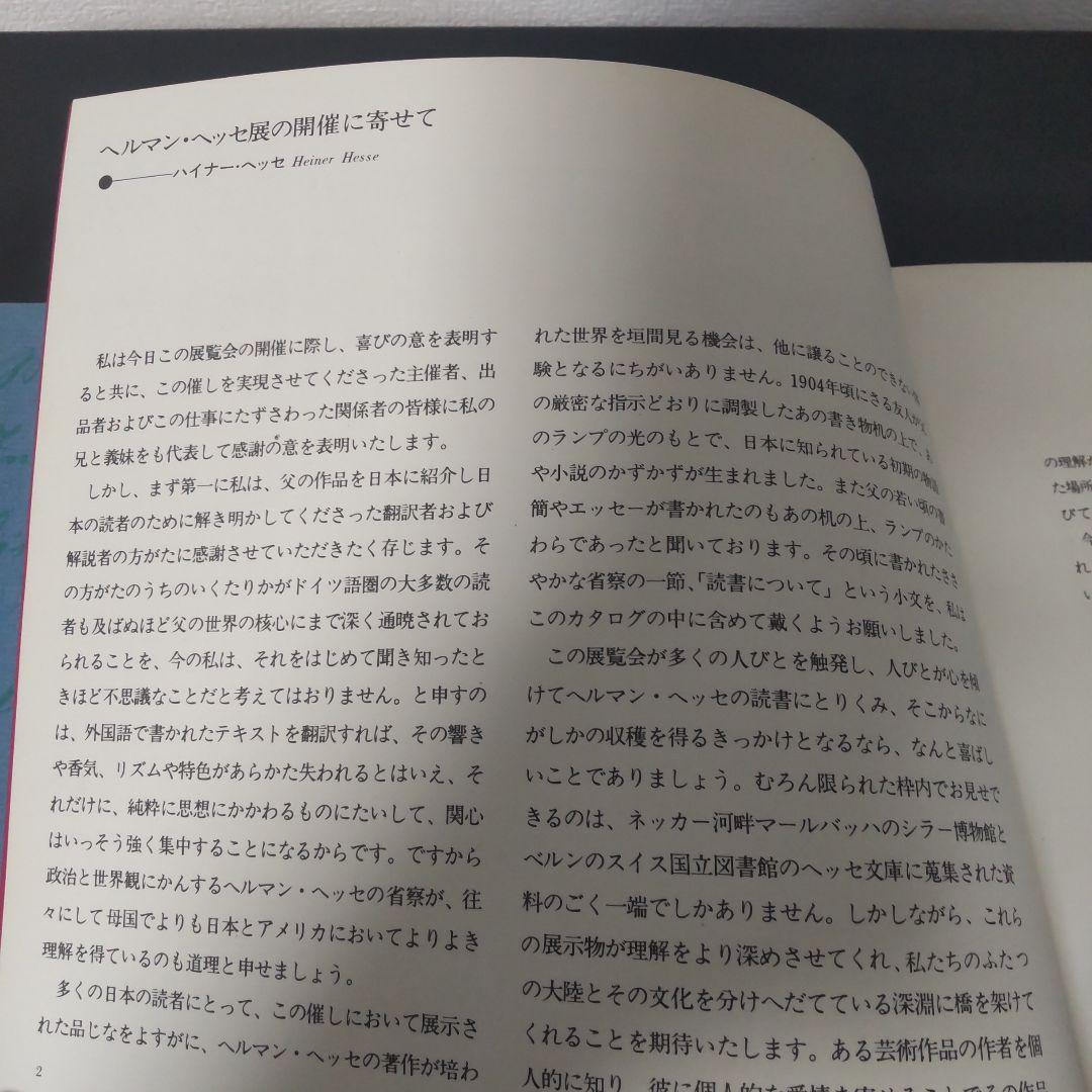 ヘルマン・ヘッセ 生誕100年記念展 カタログ 希少