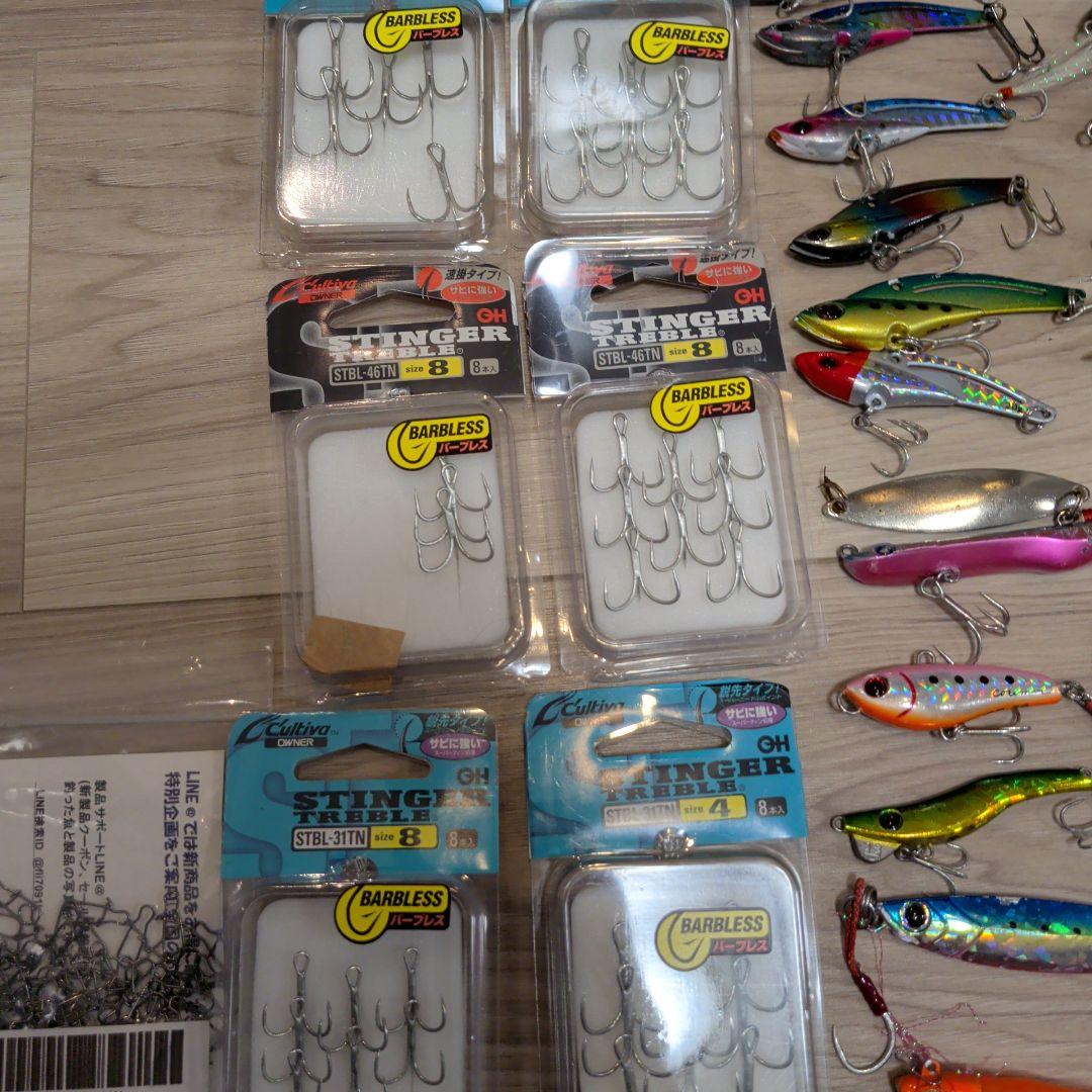 釣り用タックルボックス シーバス用ルアー70個超セット まとめ売り