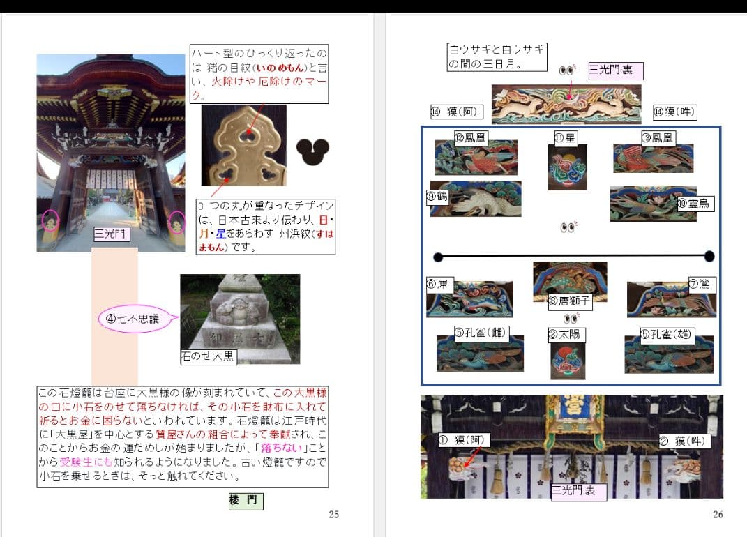 バスガイド教本　chiii様セット 法隆寺セット＆京都下車案内