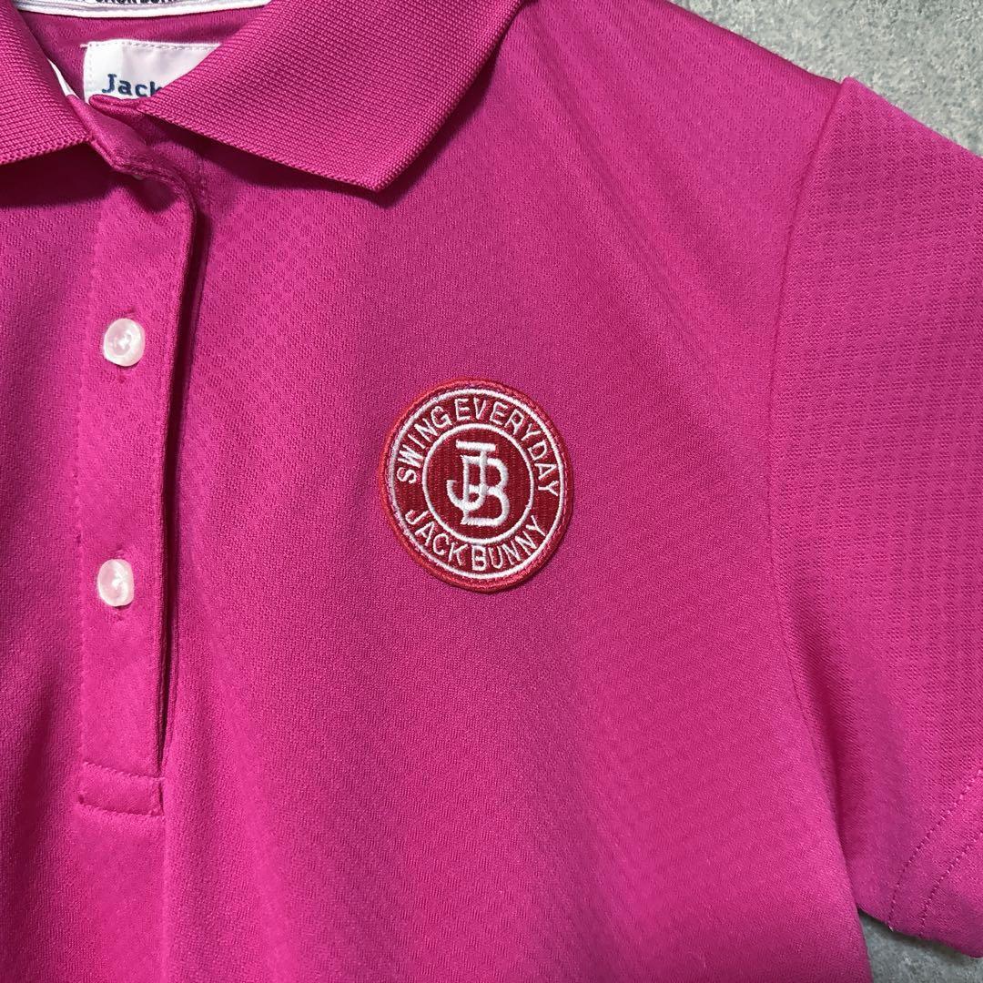 Jack Bunny ジャックバニー JB 半袖 ポロシャツ ピンク系 0