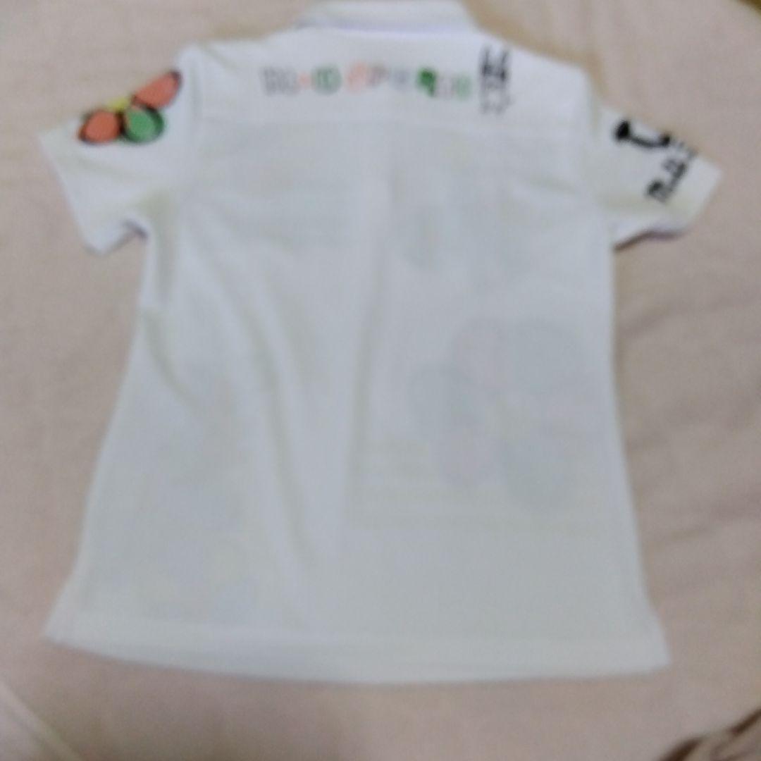 MU SPORTS フラワー柄ポロシャツ