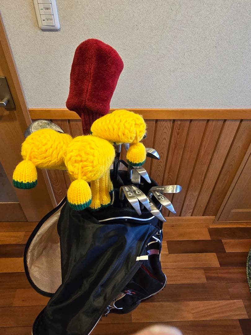 値下げトミーアーマー　キャディバッグ ゴルフクラブ15本セット美品アイアン多数