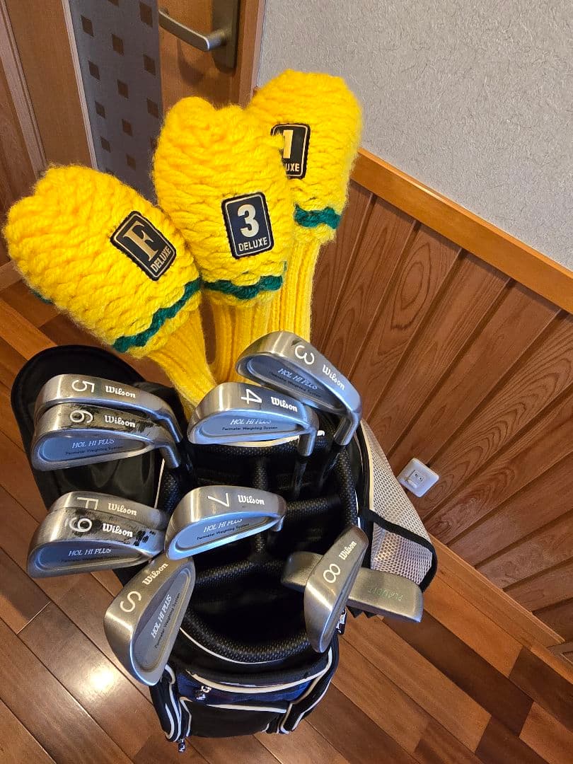値下げトミーアーマー　キャディバッグ ゴルフクラブ15本セット美品アイアン多数