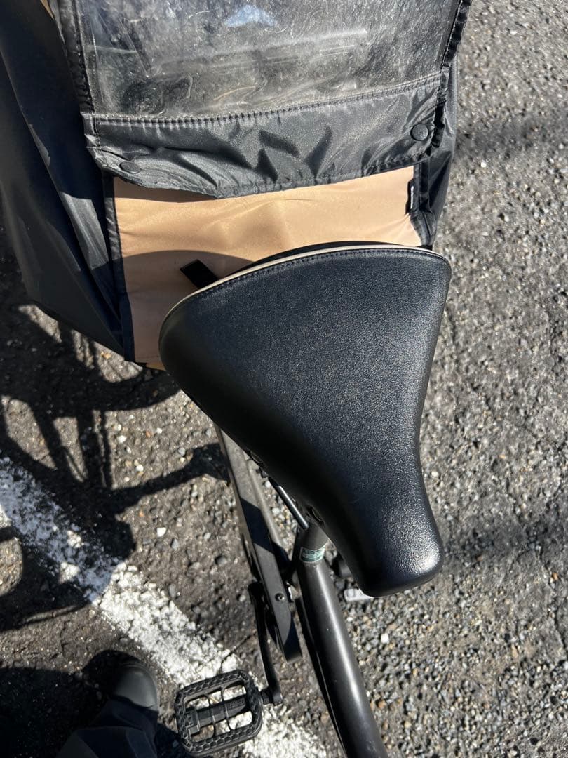 【送料込み】自転車 チャイルドシート 雨よけカバー 変速機付き 美品