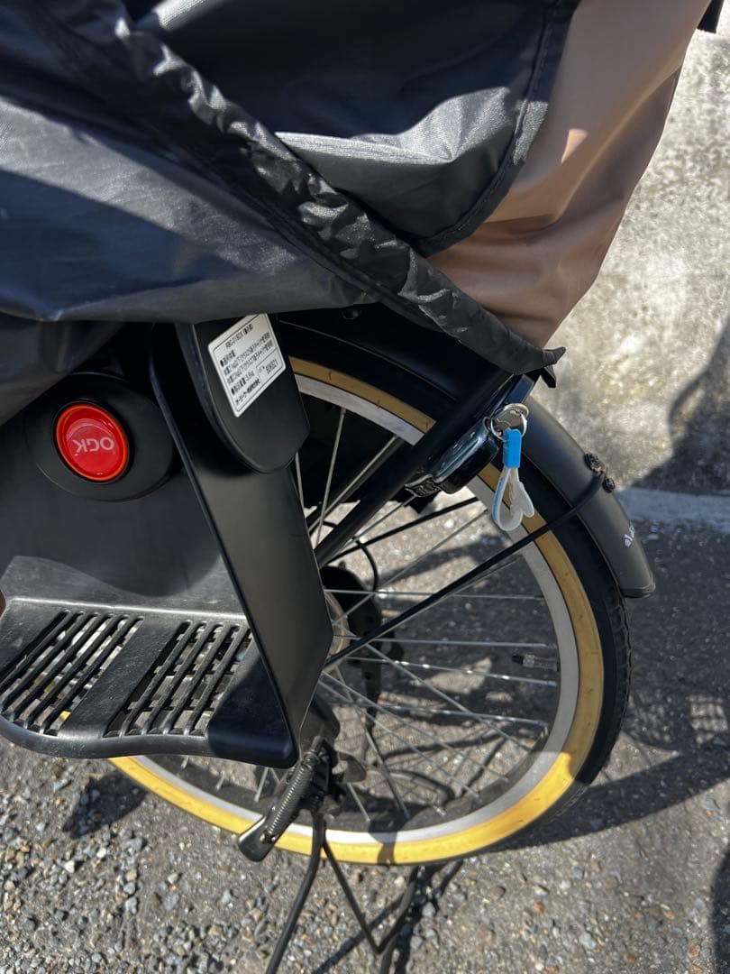 【送料込み】自転車 チャイルドシート 雨よけカバー 変速機付き 美品