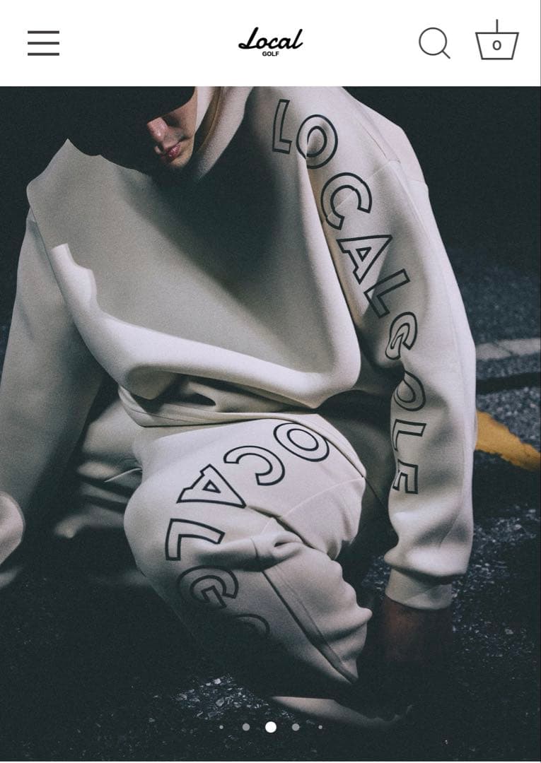 【完売品セット】LOCAL GOLF モックネック＆ジョガーパンツセット