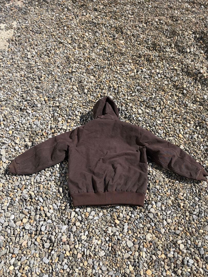 Carhartt ブラウン アクティブジャケット カーハート フーディー