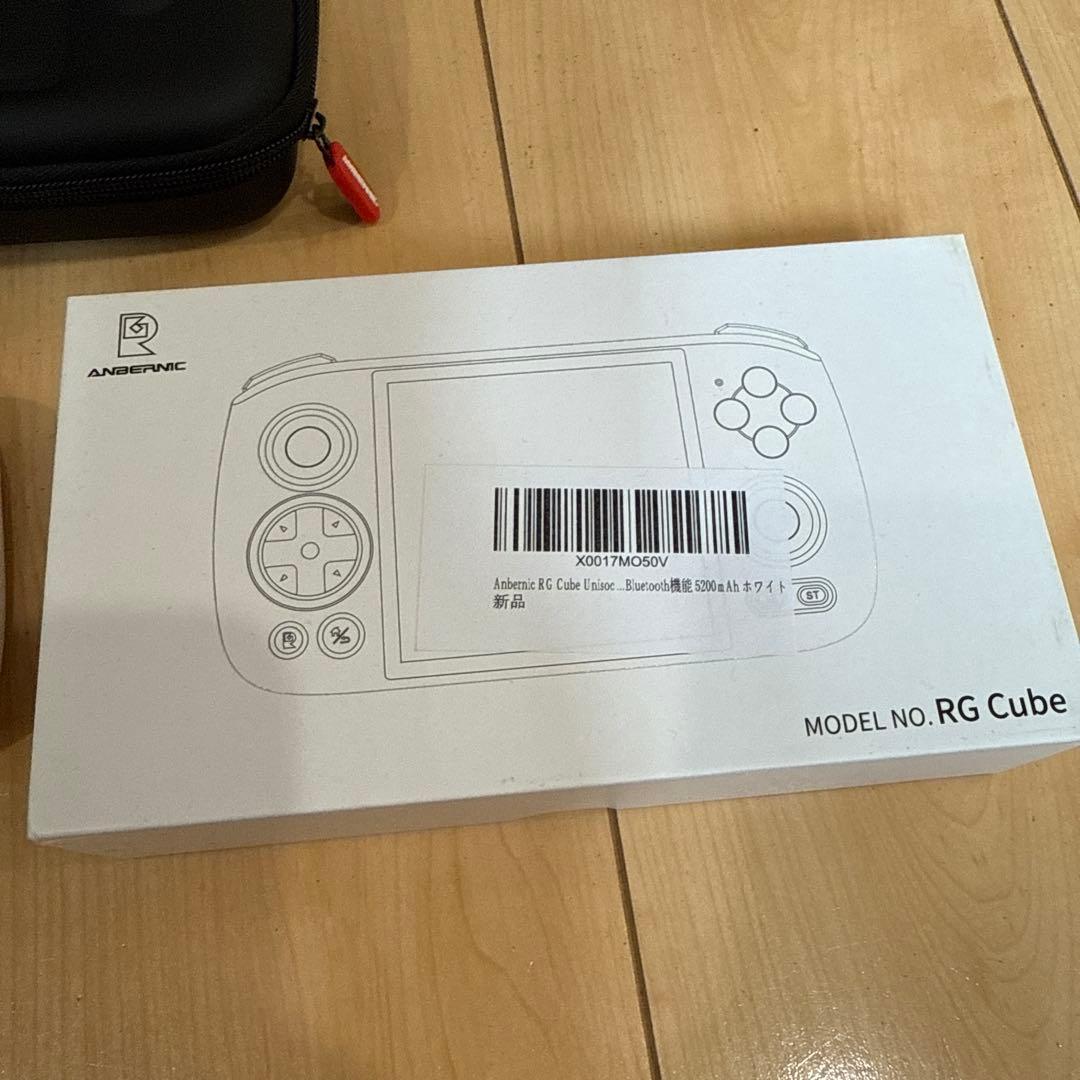 ANBERNIC RG Cube ベージュホワイト 純正ケース付き