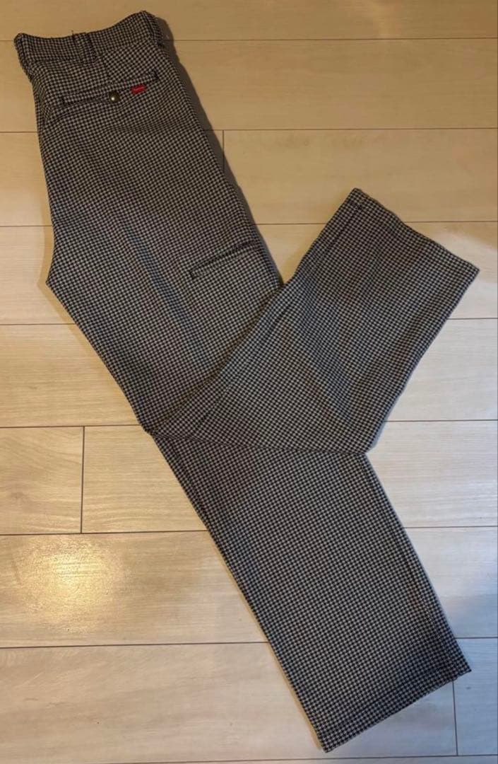 パンツ Supreme Work Pant White Houndstooth 30