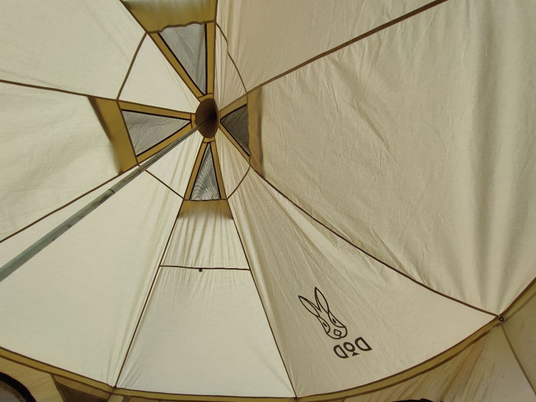 DOD タケノコテントミニ　グランドシート付き　ジャンク扱い