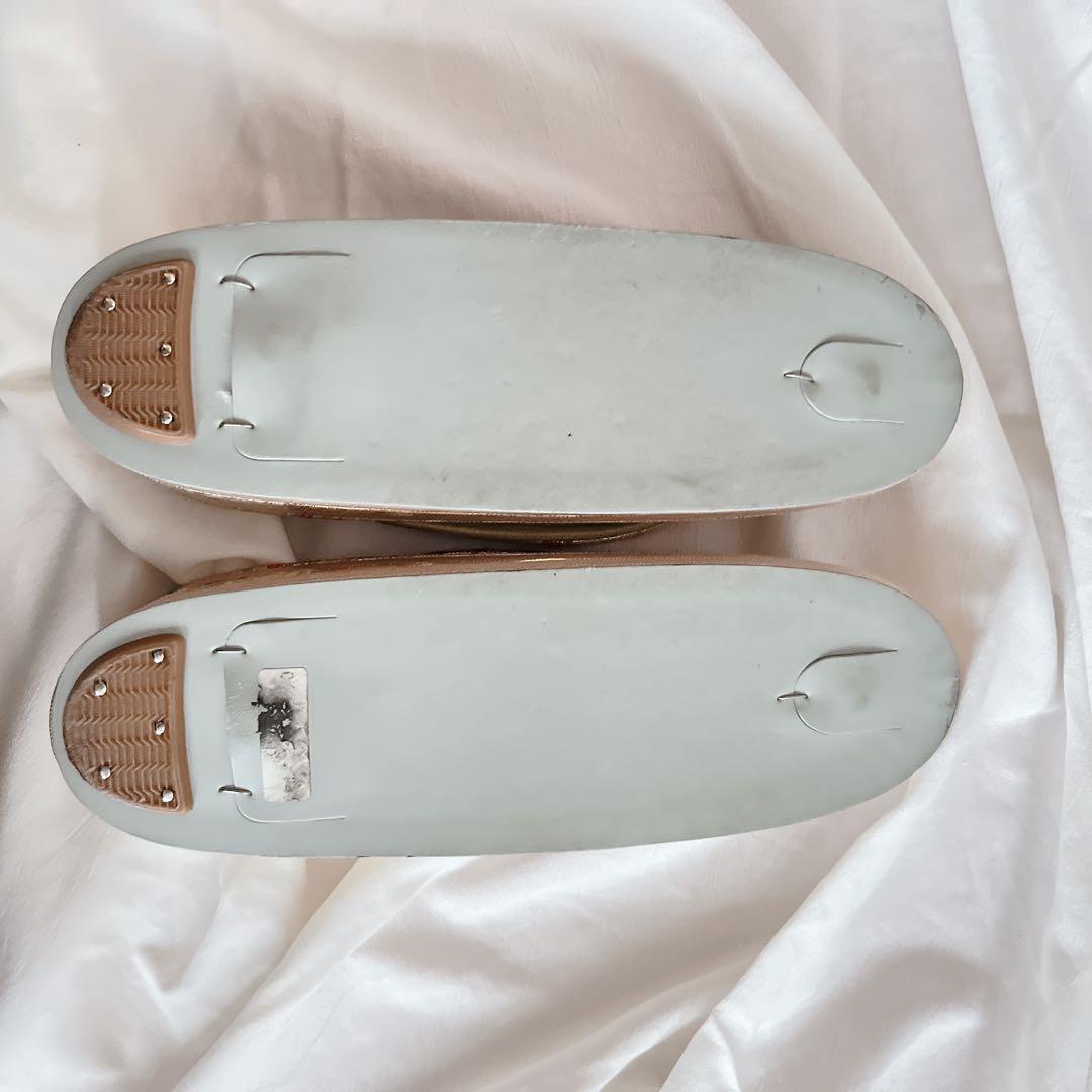 美品❗️和装 草履バッグセット 金糸 花柄 留袖 訪問着 成人式 結婚式　和装小物