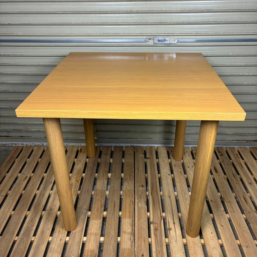 【送料込】無印良品　MUJI ダイニングテーブル　板と脚でできた木製テーブル