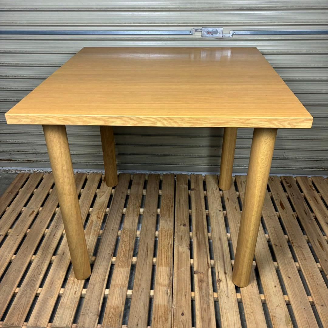 【送料込】無印良品　MUJI ダイニングテーブル　板と脚でできた木製テーブル