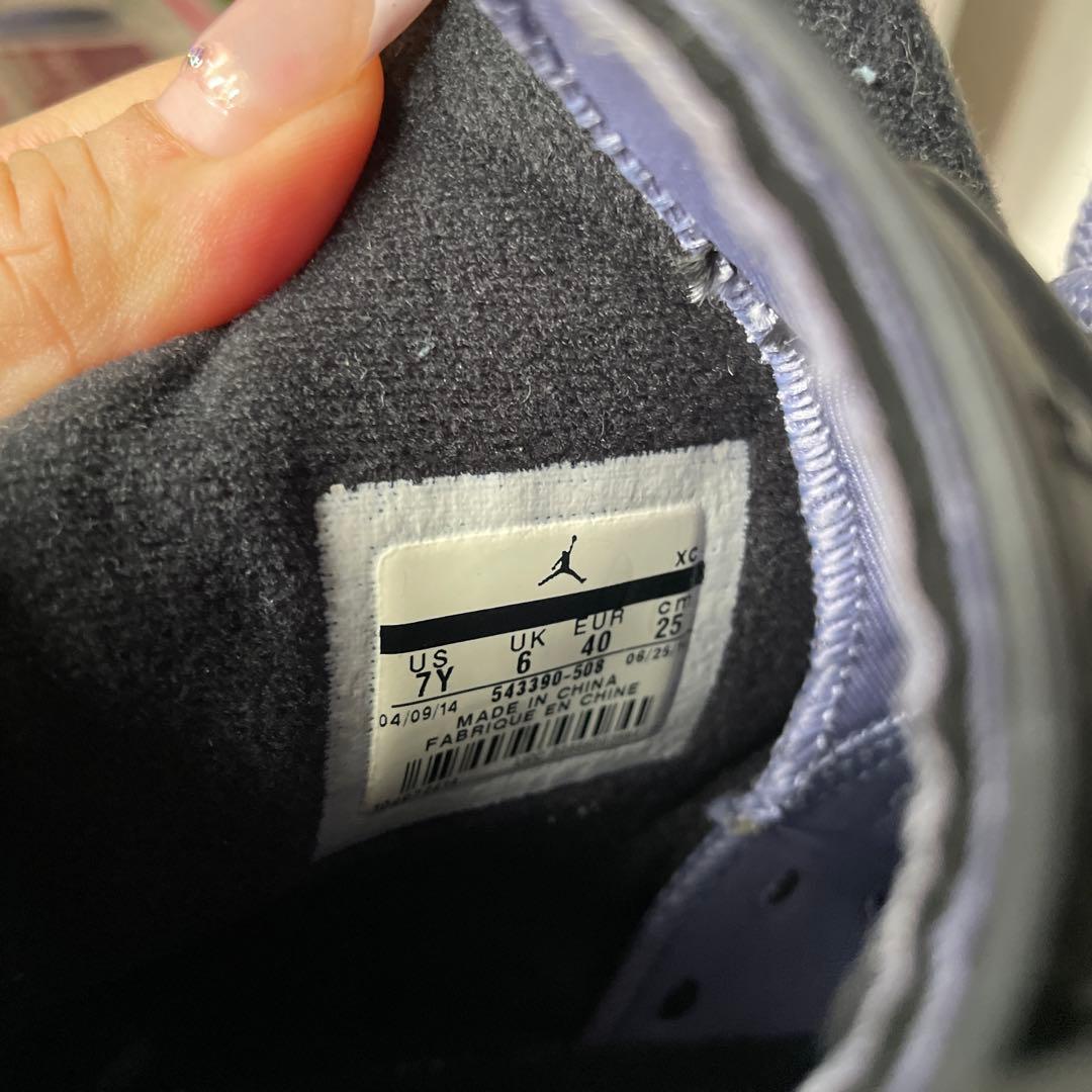 シューズ(男性用) AIR JORDAN 6 RETRO IRON PURPLE/25cm