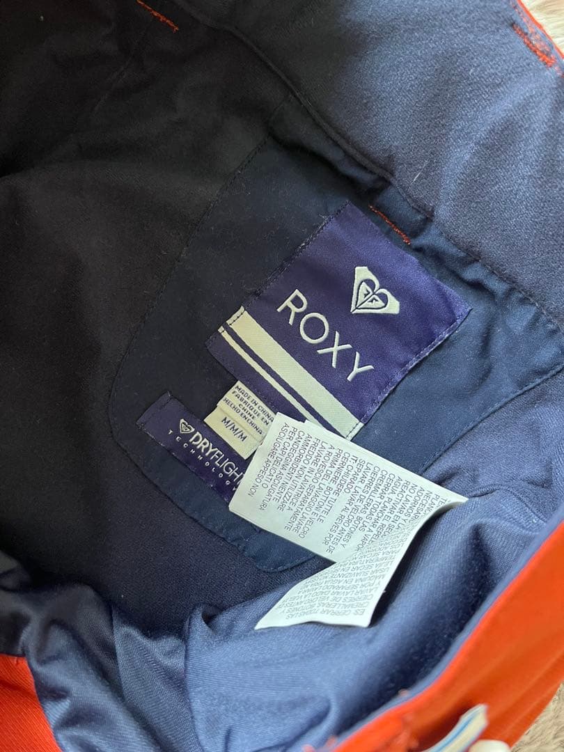 ROXY ネイビー 花柄 スノーボードウェア　2点セット