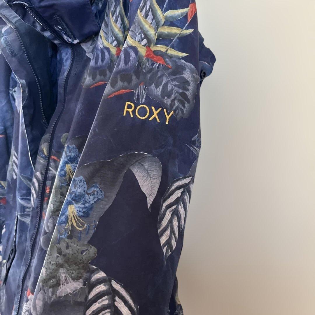 ROXY ネイビー 花柄 スノーボードウェア　2点セット