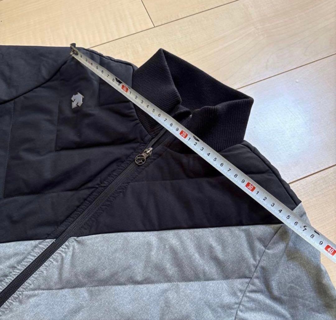 デサント　DESCENTE ゴルフ　中綿　ダウン90% ジャケット　M グレー黒