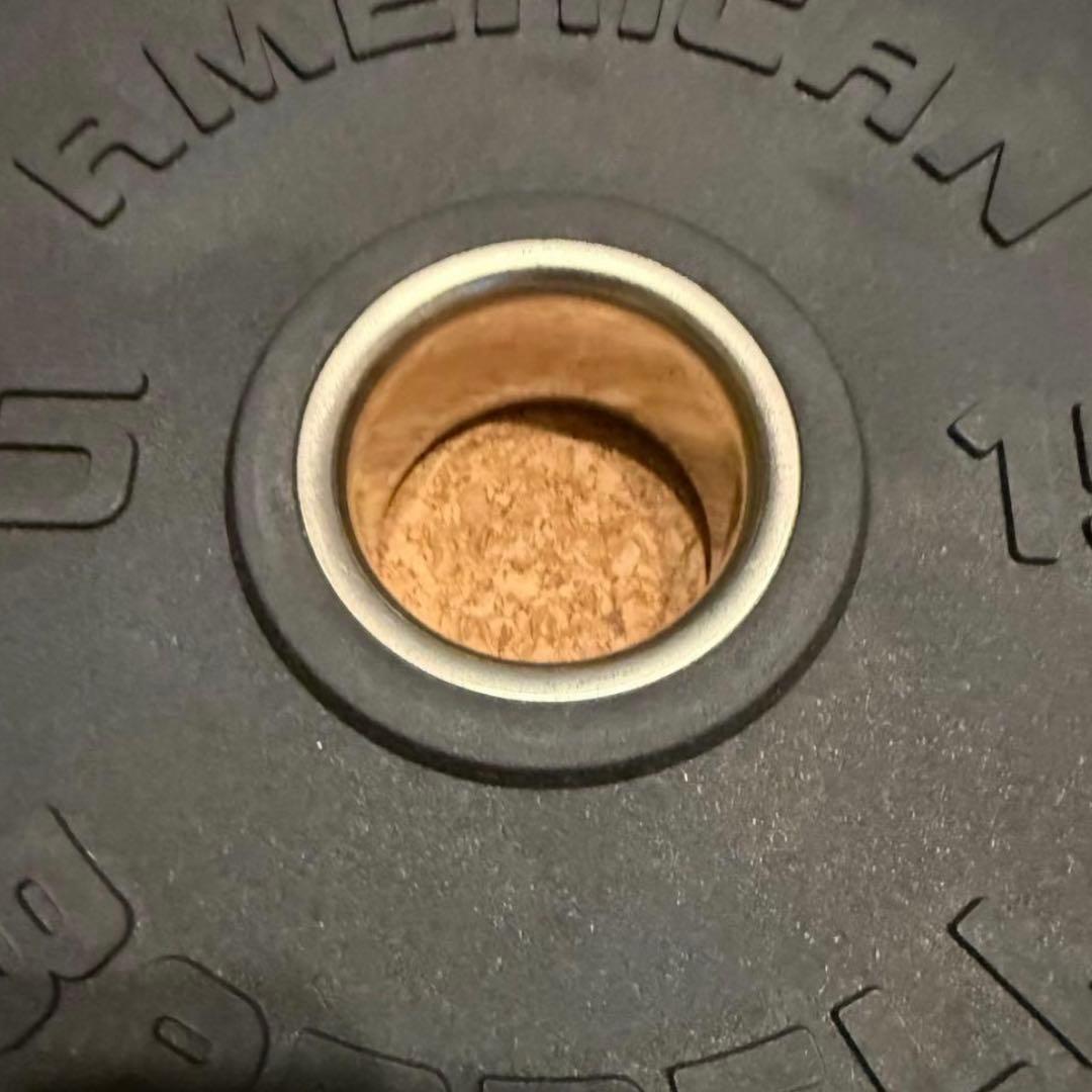 アメリカンバーベル 15kg オリンピックバーベルプレート 50mm 1枚