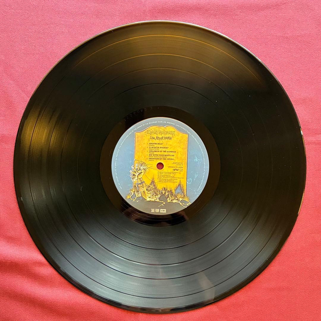 【美品】 IRON MAIDEN 『Live AFTER DEATH』レコード