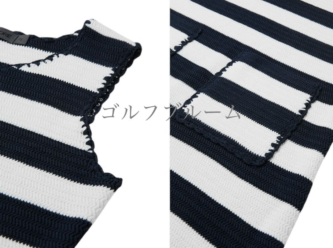 ☆新作☆新品未使用G/FOREジーフォア　ストライプニットドレス　sizeS