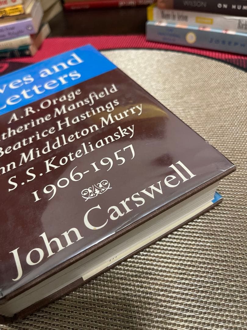 洋書 Lives and Letters by John Carswell