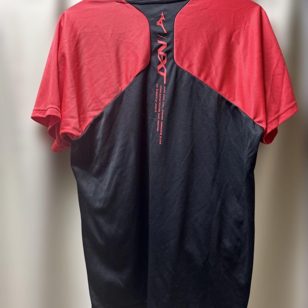 Mizuno NXT トレーニングTシャツ ハーフパンツ XL 赤黒