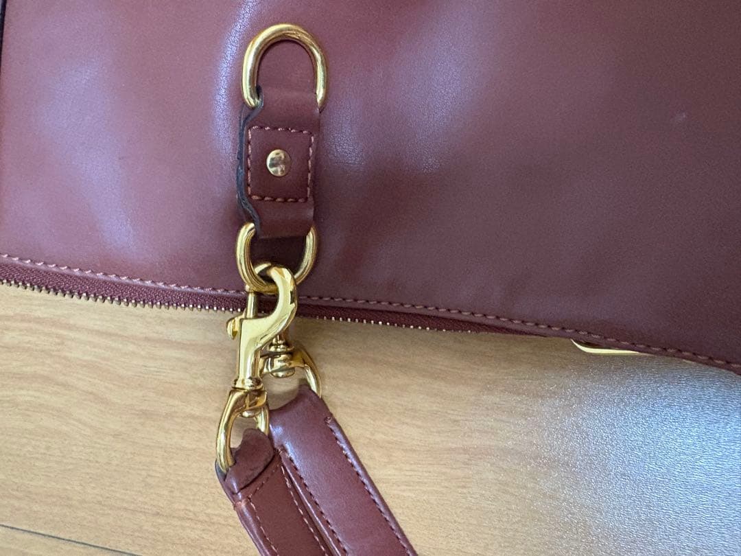 Chloé ブラウン トートバッグ タッセル付き