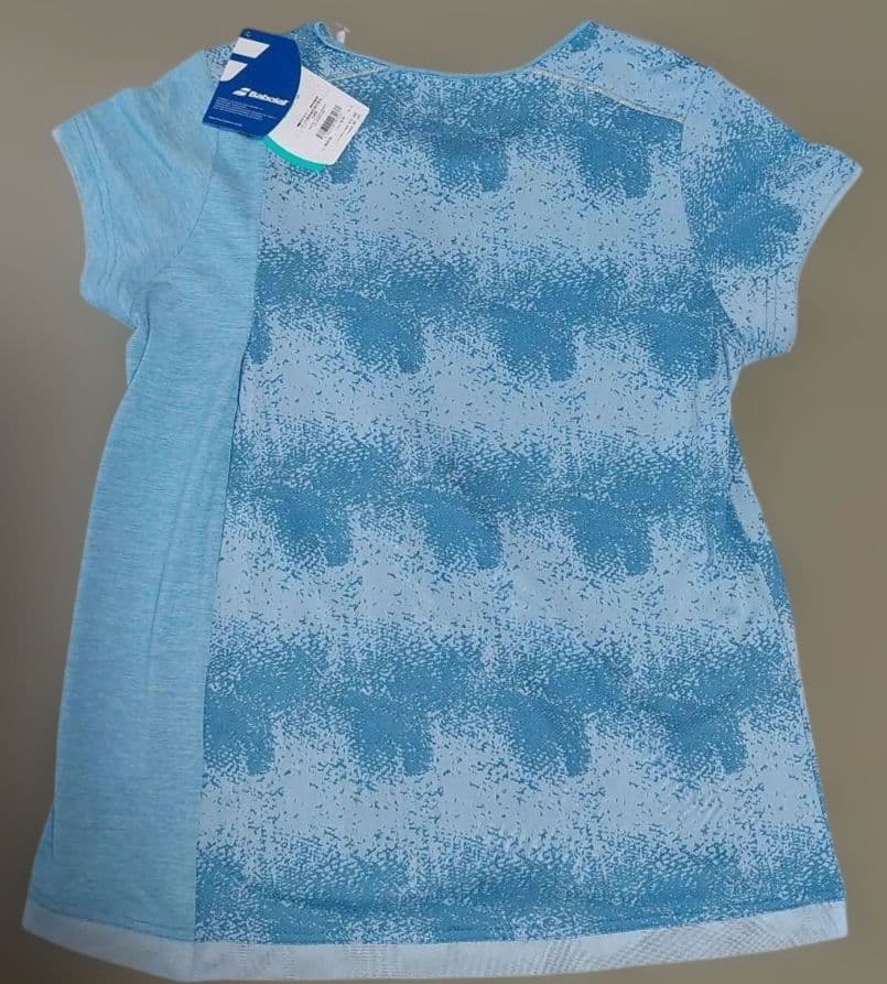 バボラテニスウェアレディースシャツ　アシンメトリーBWG5320　2025　XL