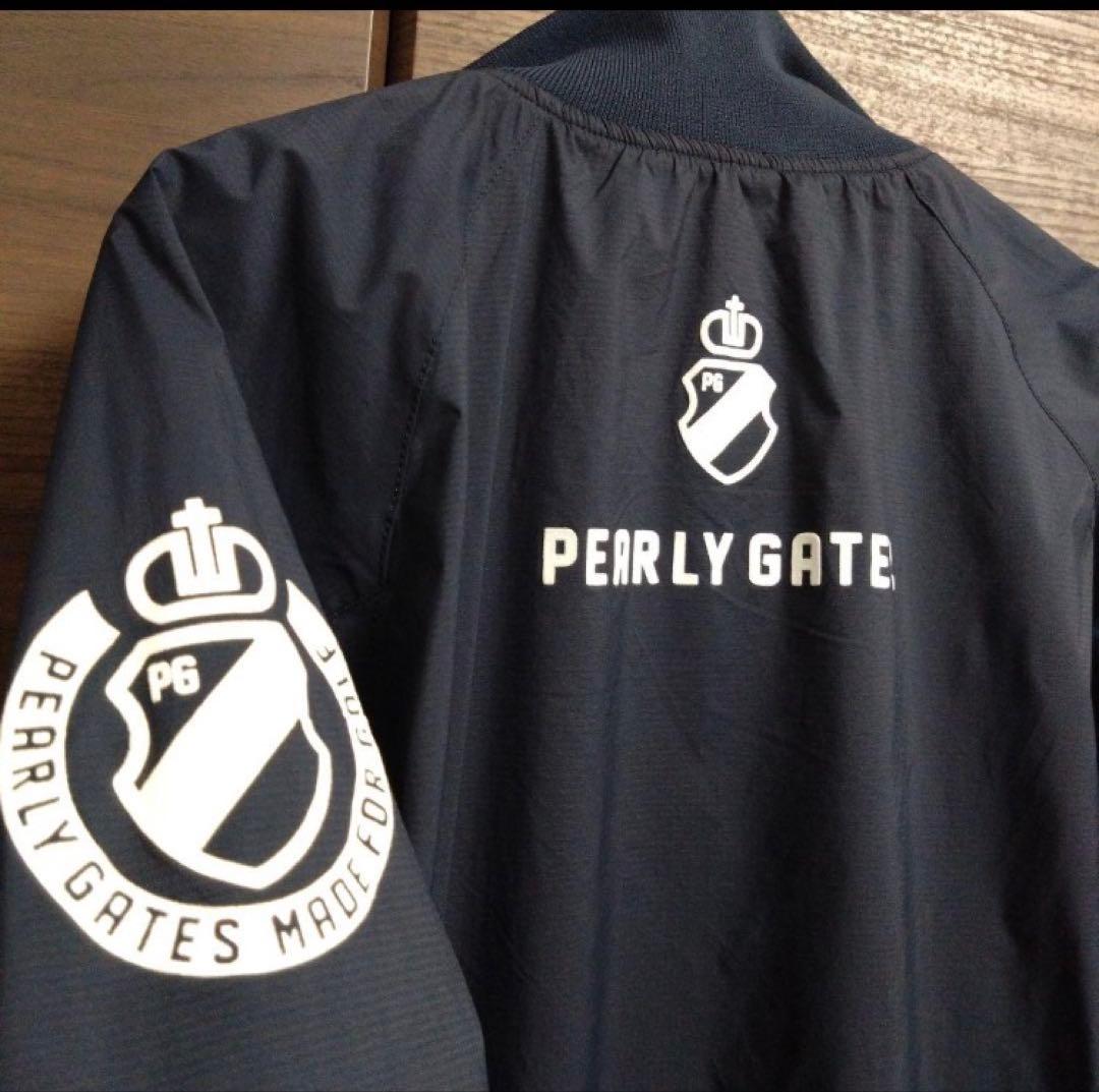 【美品】パーリーゲイツ スニード ブルゾン 防風蓄熱 ネイビー