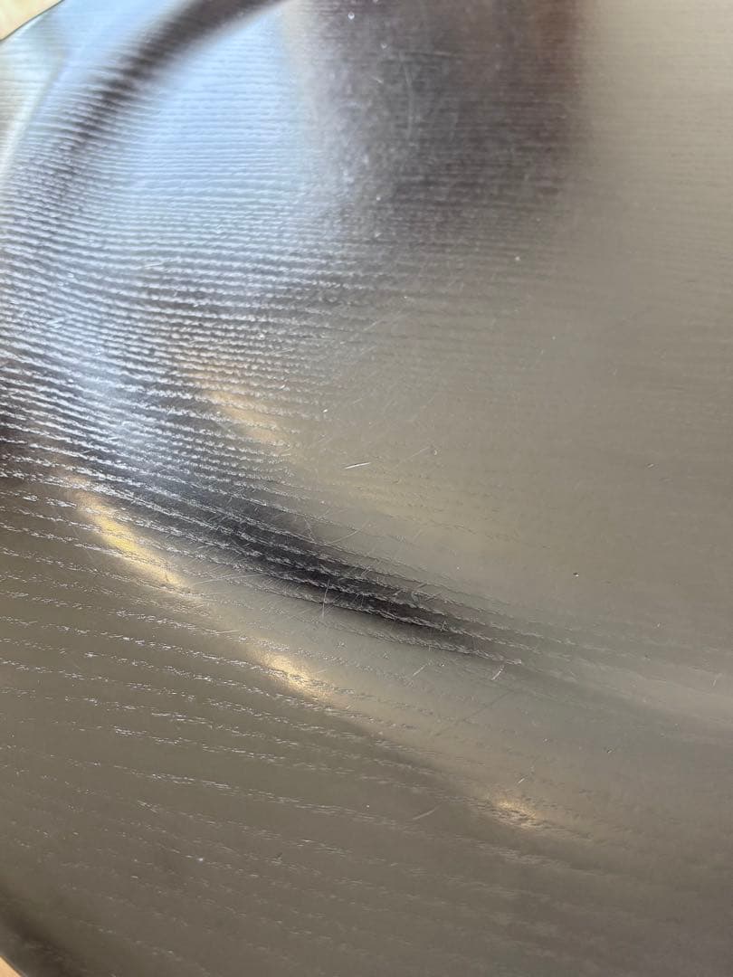 【名作】イームズ プライウッドコーヒーテーブル メタルベース CTM エボニー