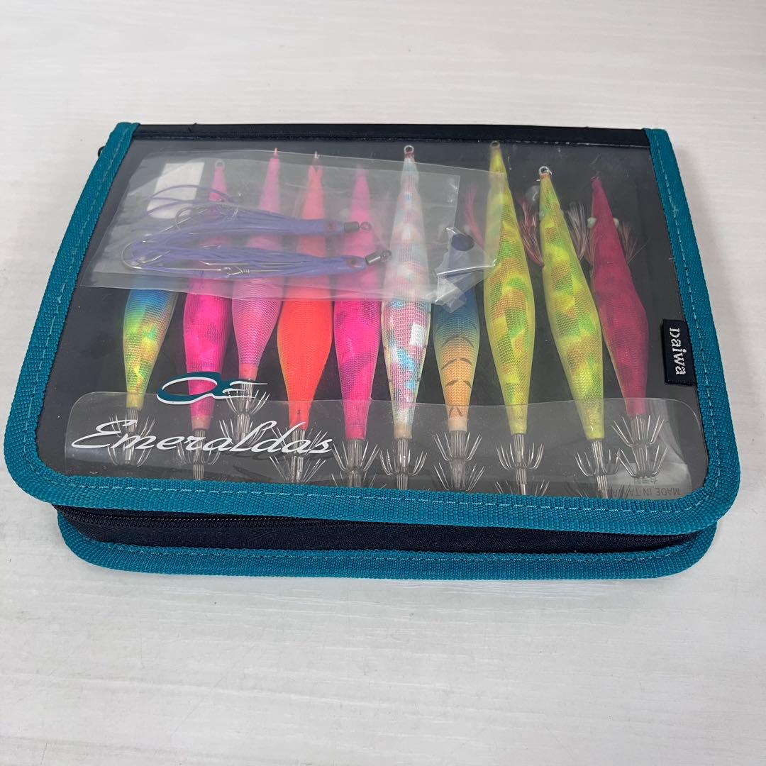 ダイワ(DAIWA)エメラルダスエギホルダー &エギ 10個セット＋おまけ