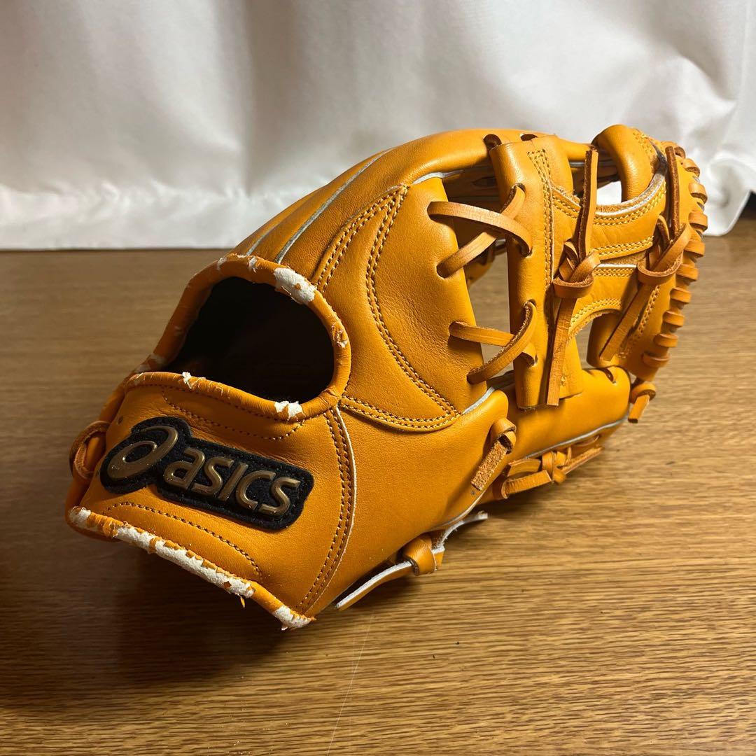 アシックス WINDEED BRG23K 軟式グローブ オレンジ 美品
