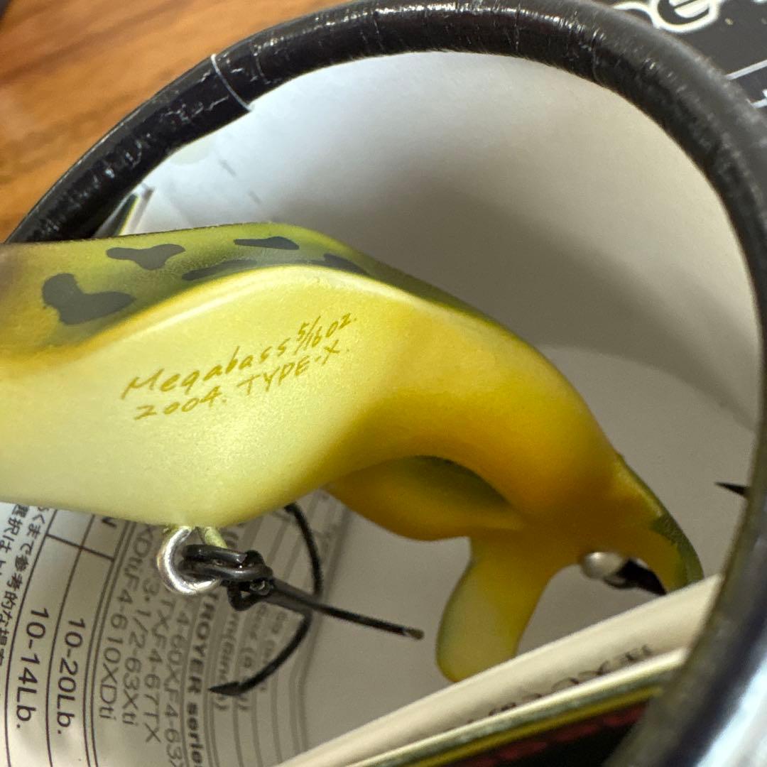 ☆激レア☆初期☆メガバス　タイプX　6個セット　ヴァイパーレッド