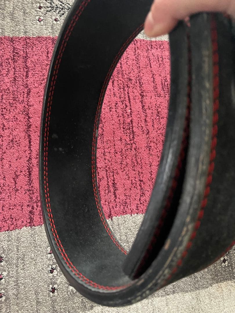 ONI トレーニング・パワーベルト 黒/赤　Lサイズ