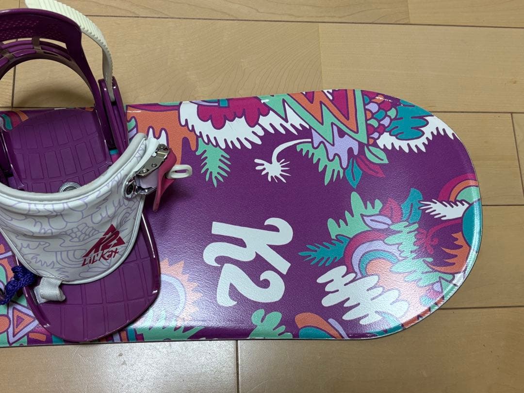 K2 キッズ スノーボードセット 110cmボード・ビンディング・ブーツ・ケース