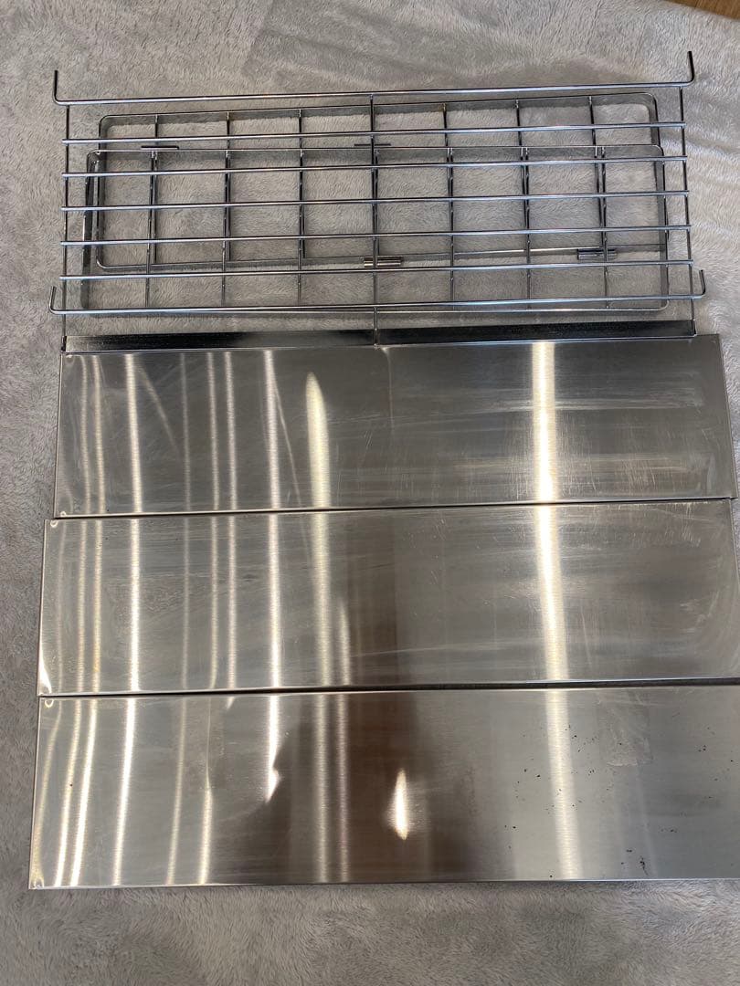 ステンレス棚コンロサイド収納（ディノス）