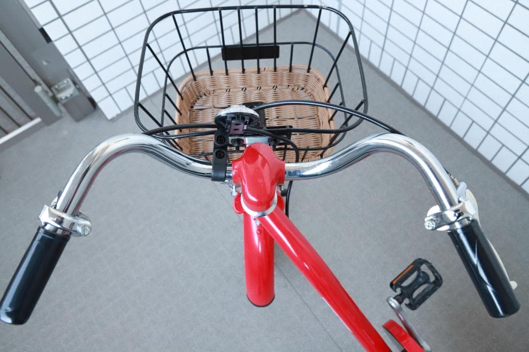 [横浜市内直渡し]アサヒ 18インチ 自転車 赤色