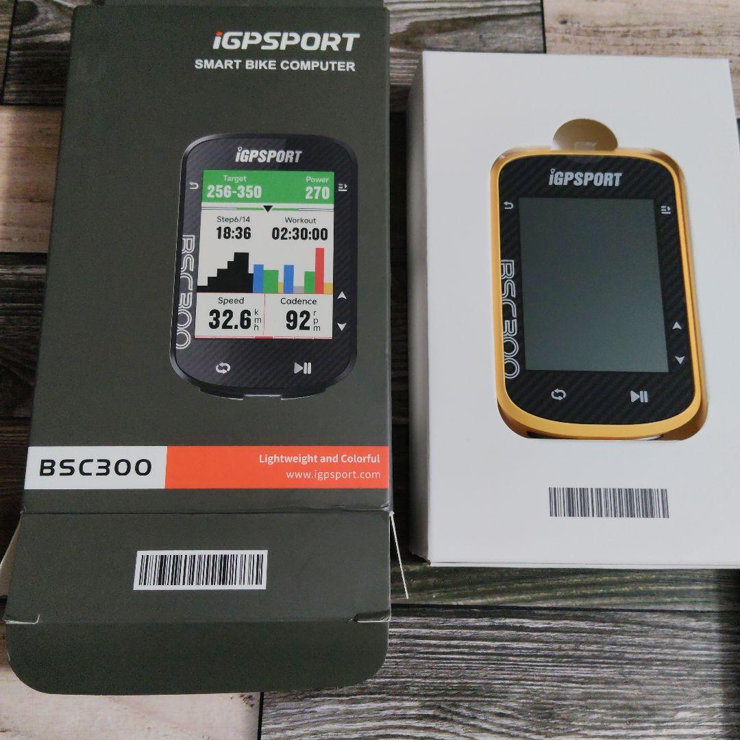 ④iGPSPORT BSC300イエロー スマートバイクコンピュータ 本体