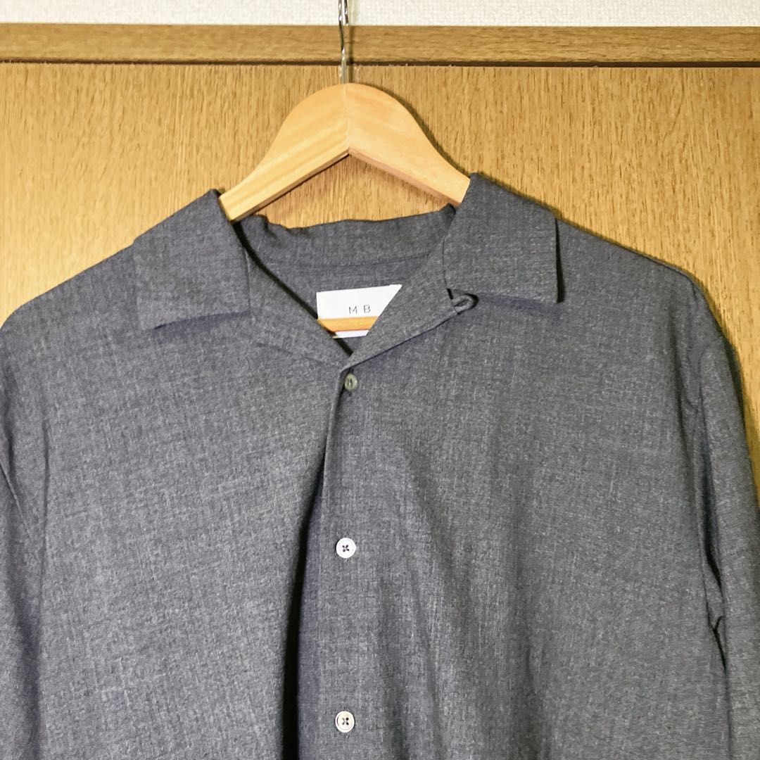 MBオープンカラーシャツ＆スラックスのセットアップコーデ（Mサイズ）メンズ用