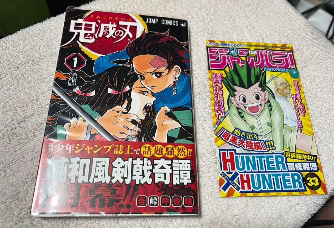 【初版】【帯付き】【ジャンパラ付き】『鬼滅の刃』 第1巻