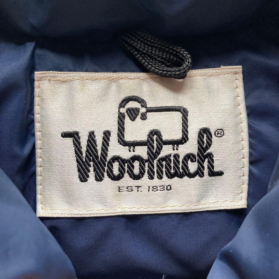 70's ウールリッチ ダウンベスト ネイビー USA製