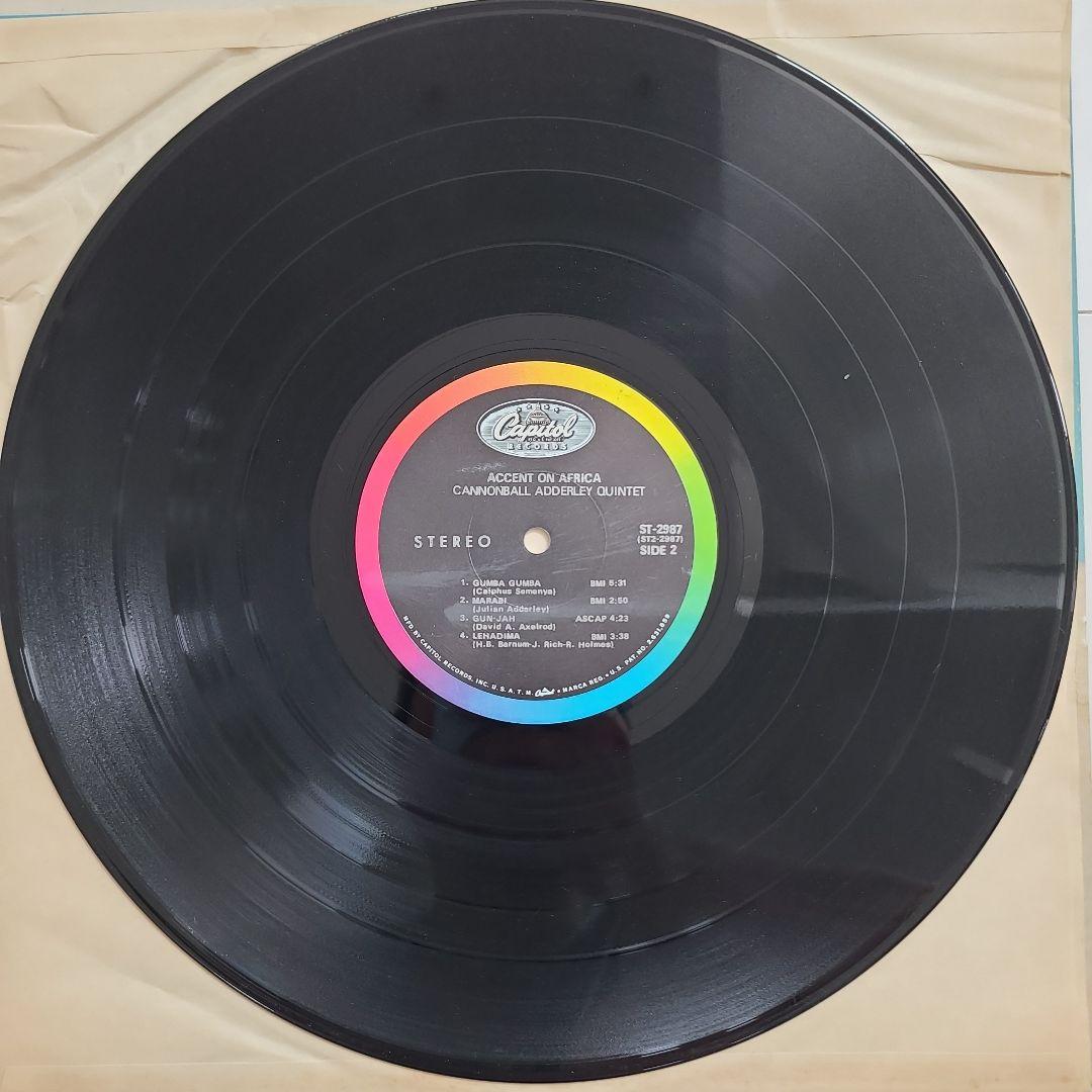 ★ＵＳオリジナル盤★『アクセント・オン・アフリカ』キャノンボール・アダレイ