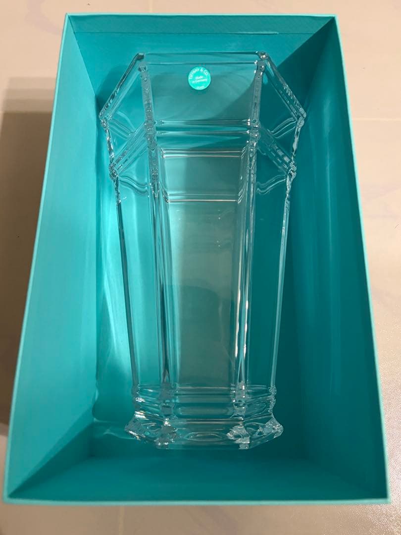 Tiffany & Co. 八角形ガラス花瓶