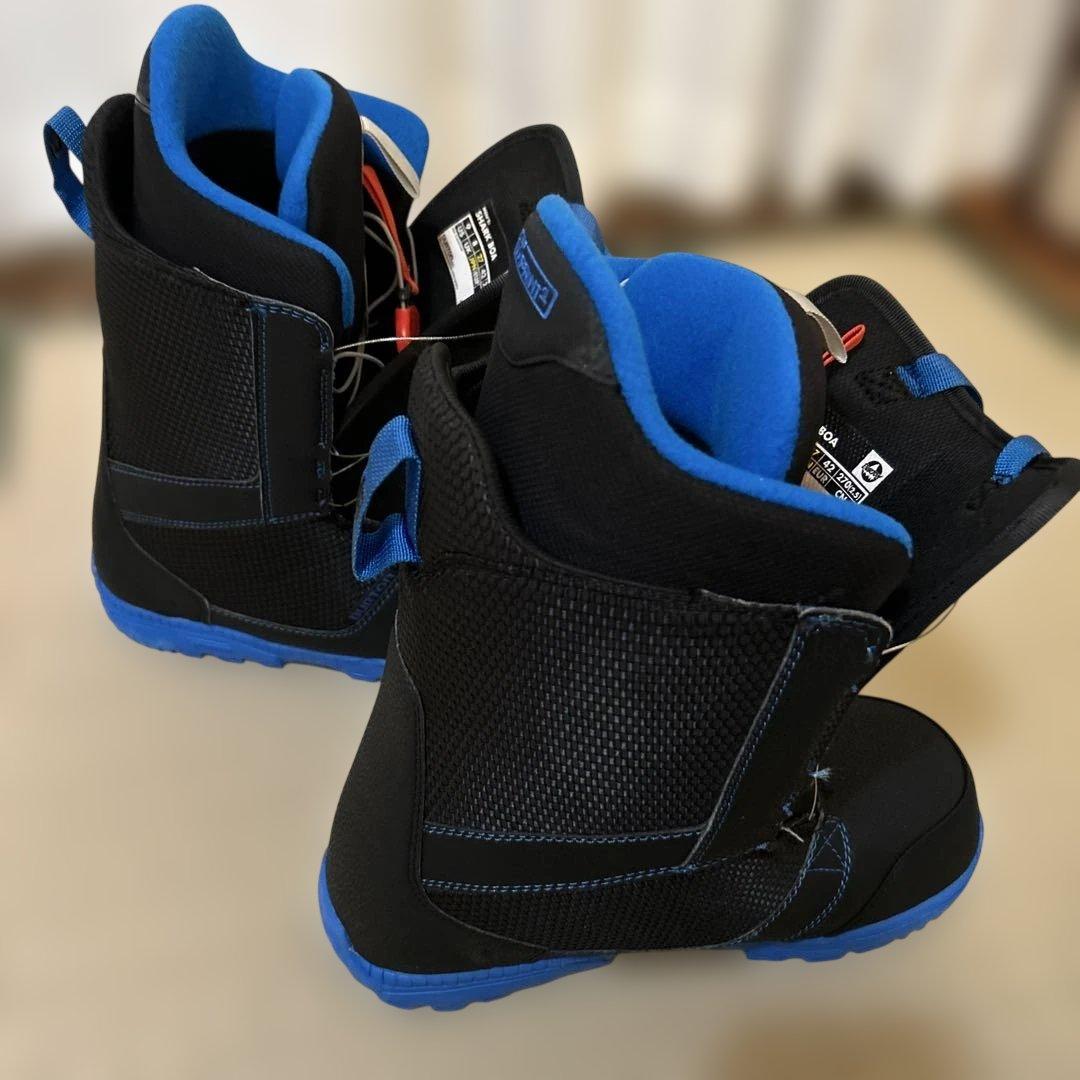 スノーボードブーツ BURTON SHARK BOA 27cmブラック/ブルー